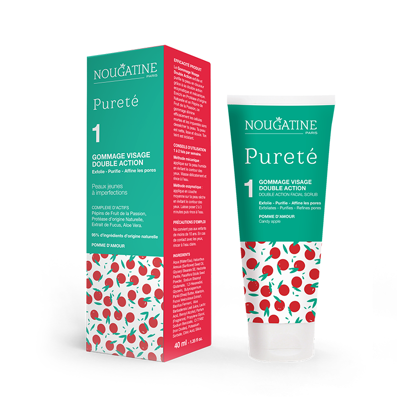 Pureté Gommage visage double action