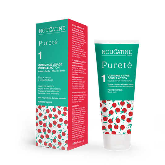 Pureté Gommage visage double action